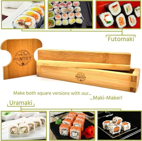 Bamboo Sushi and Maki Making Kit - Image 3