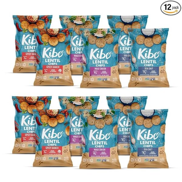 Kibo Lentil Chips Variety Pack