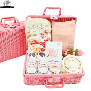 8-Piece Baby Gift Set – Newborn Essentials with Swaddle Blankets & Adorable Accessories | Perfect Baby Shower Gift
